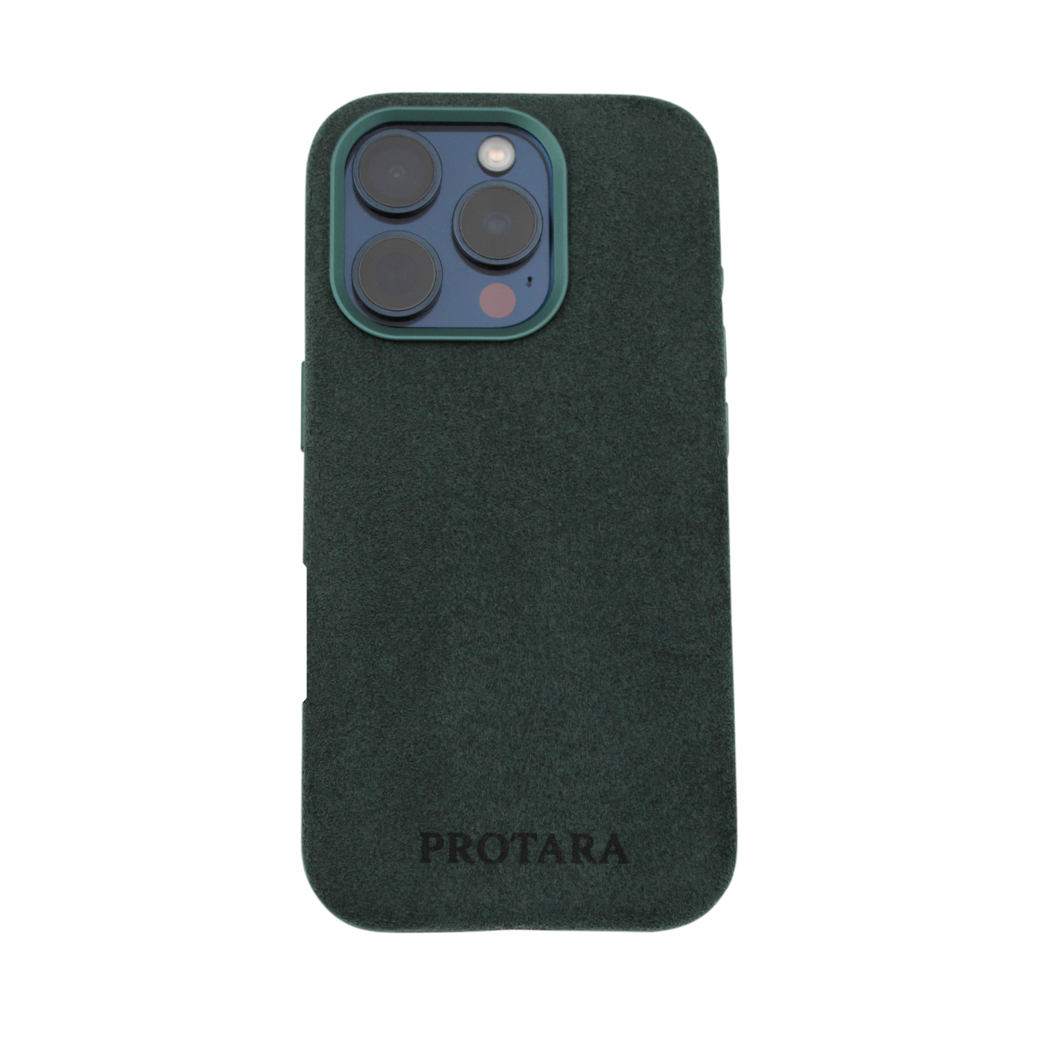 PROTARA Alcantara iPhone 16 Pro Max cover - Expedition Green