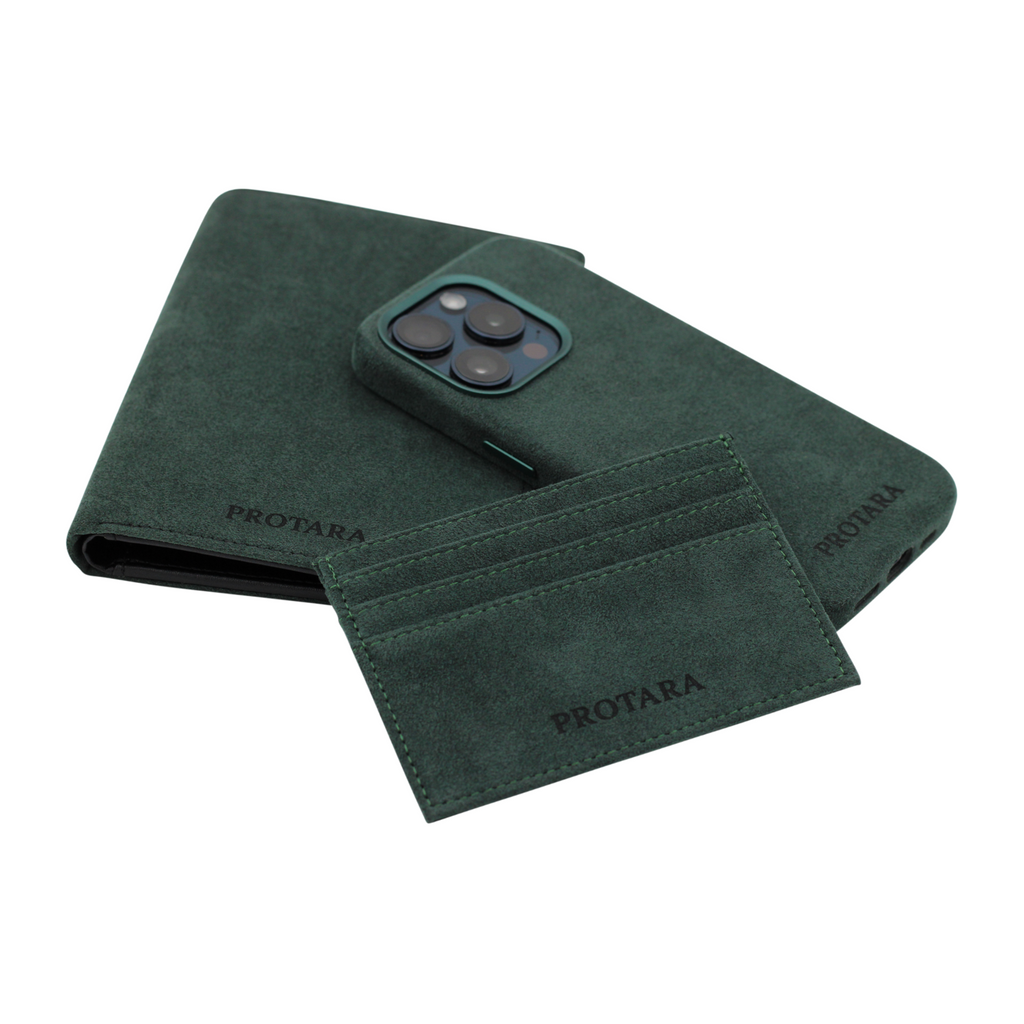 PROTARA Alcantara Pasholder - Expedition Green