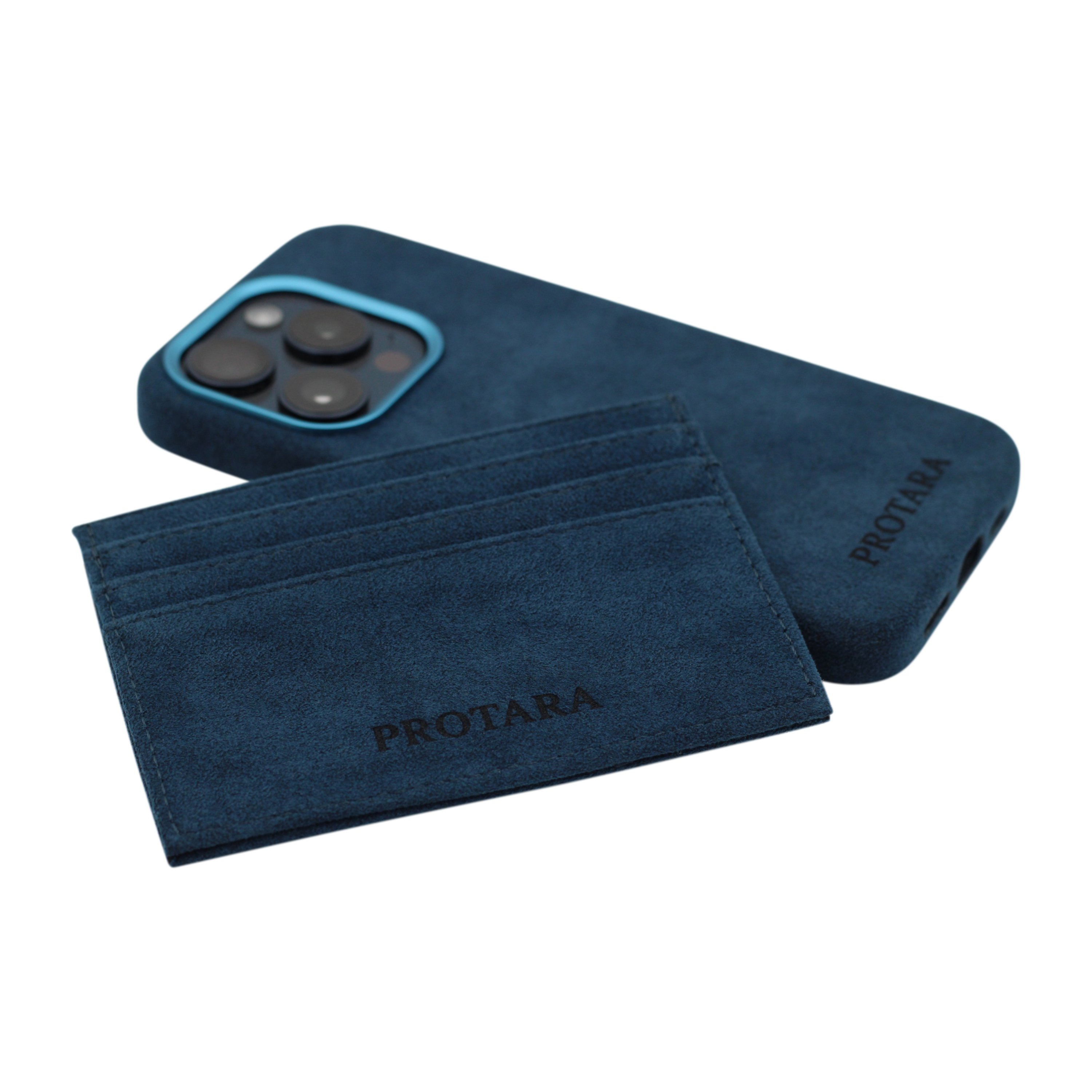 PROTARA Alcantara Kortholder - Ocean Voyage Blue