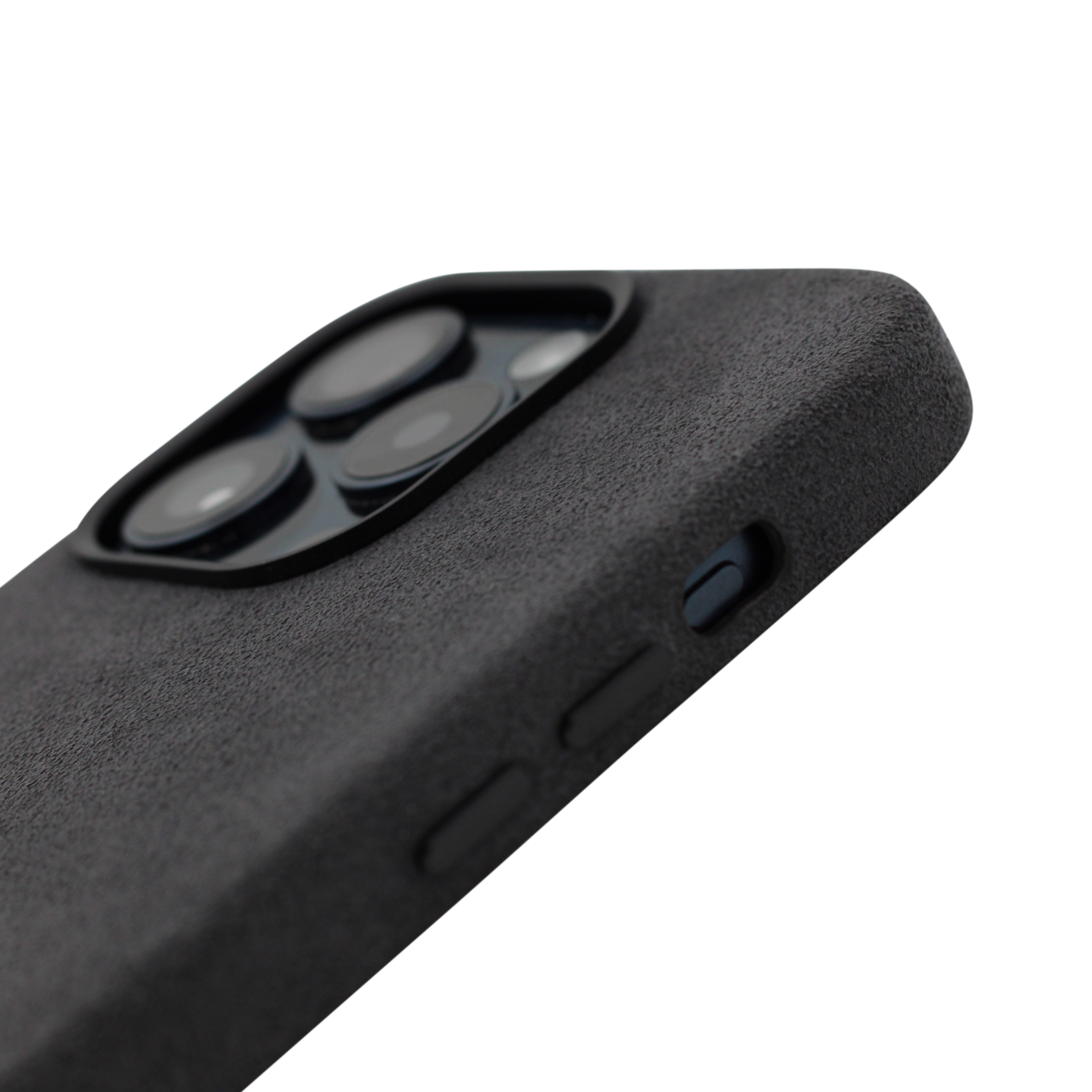 PROTARA Alcantara iPhone 14 Pro cover - Midnight Jet Black