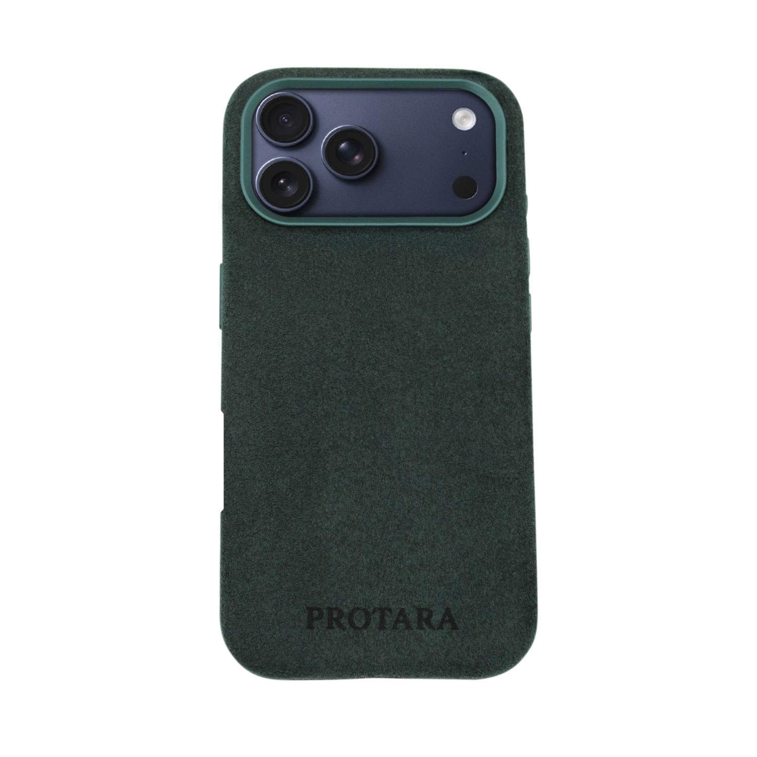 PROTARA Alcantara iPhone 17 Pro Max cover - Expedition Green
