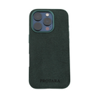 PROTARA Alcantara iPhone 16 Pro Max cover - Expedition Green