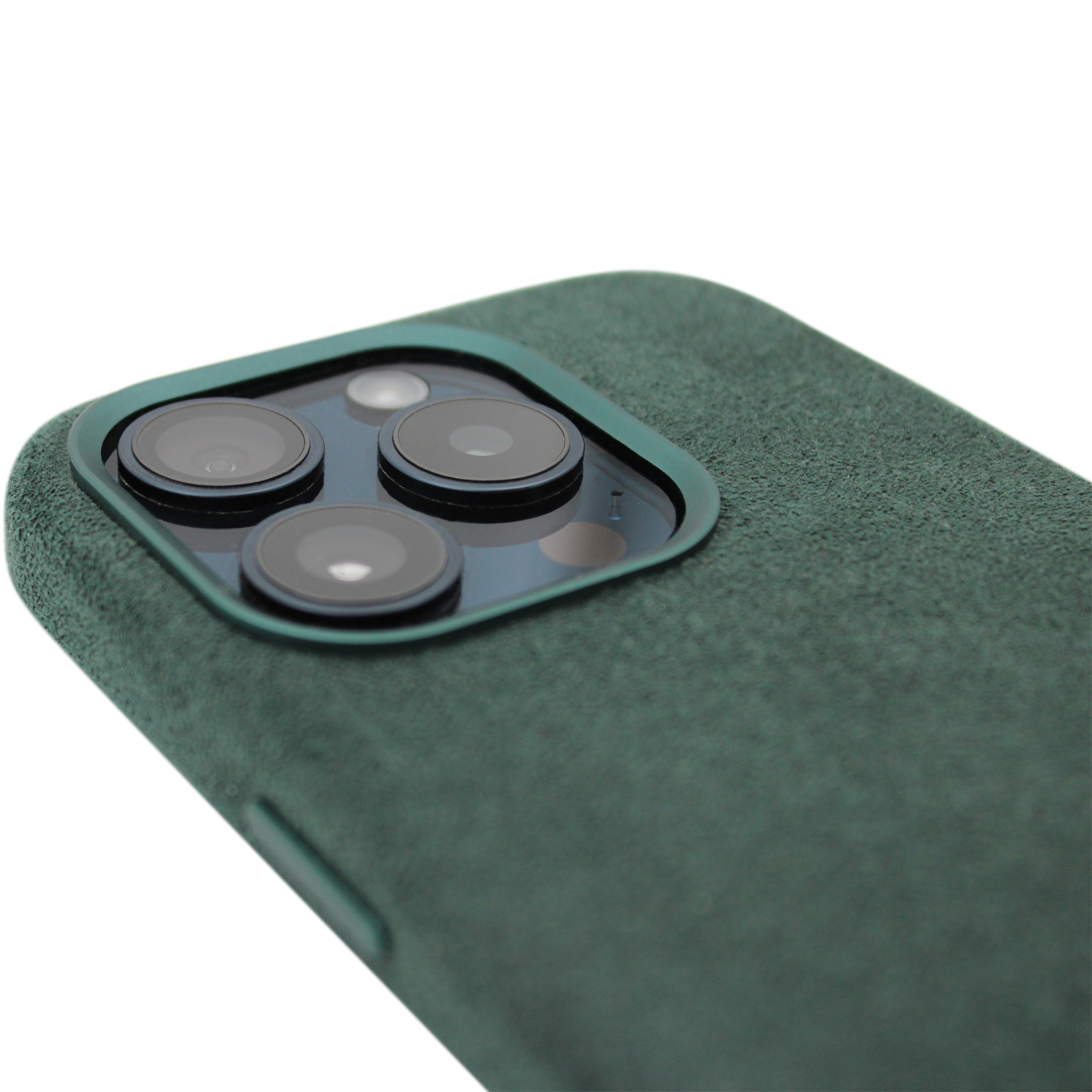 PROTARA Alcantara iPhone 14 Pro cover - Expedition Green