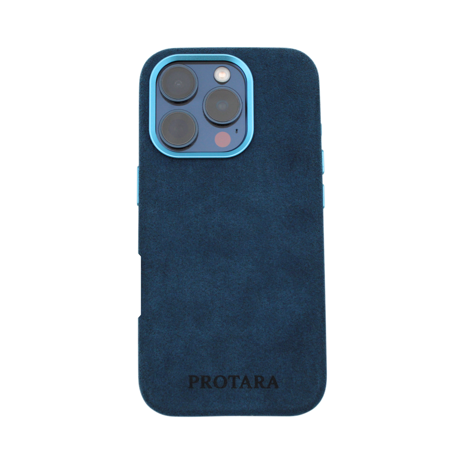 PROTARA Alcantara iPhone 16 Pro Max cover - Ocean Voyage Blue