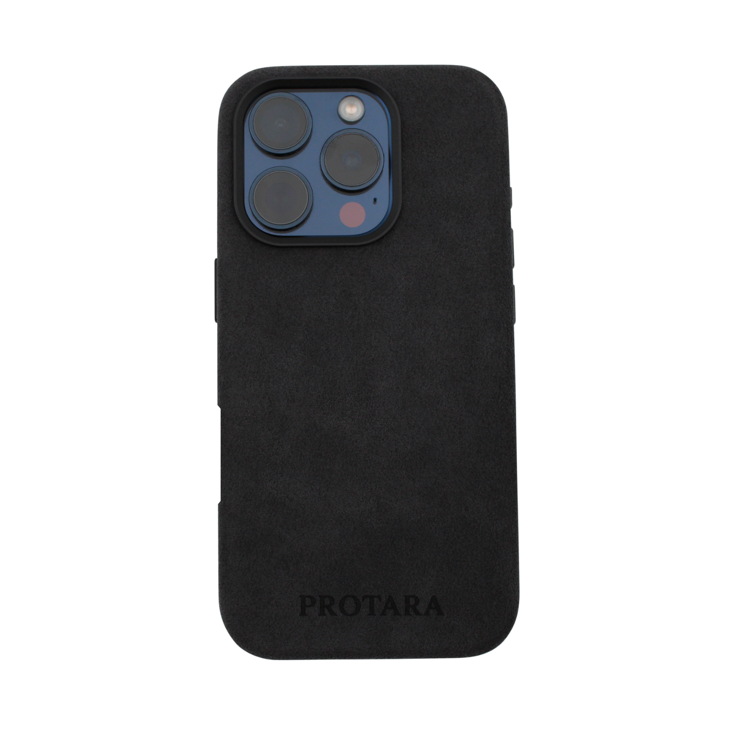 PROTARA Alcantara iPhone 16 Pro Max cover - Midnight Jet Black