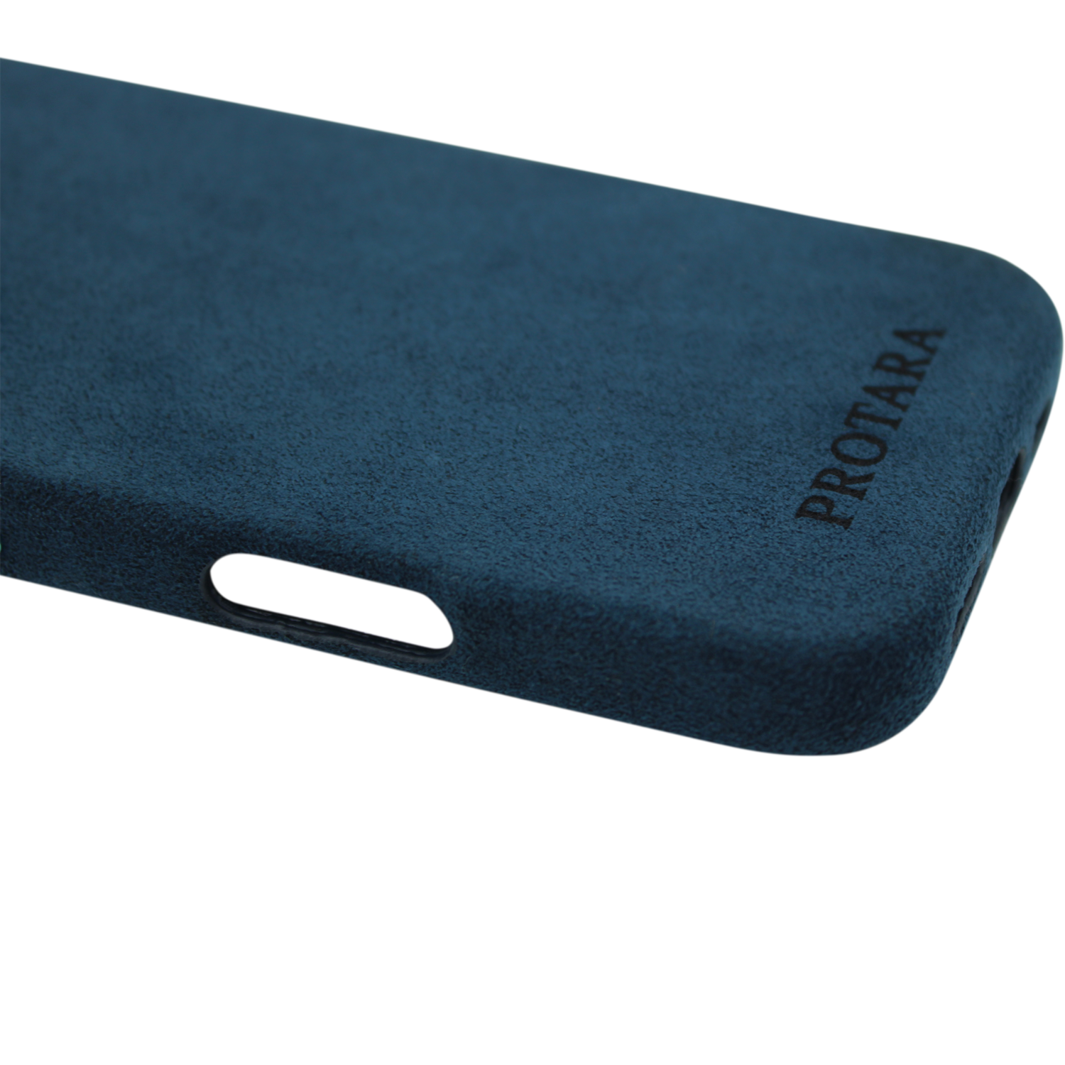 PROTARA Alcantara iPhone 16 Pro Max cover - Ocean Voyage Blue