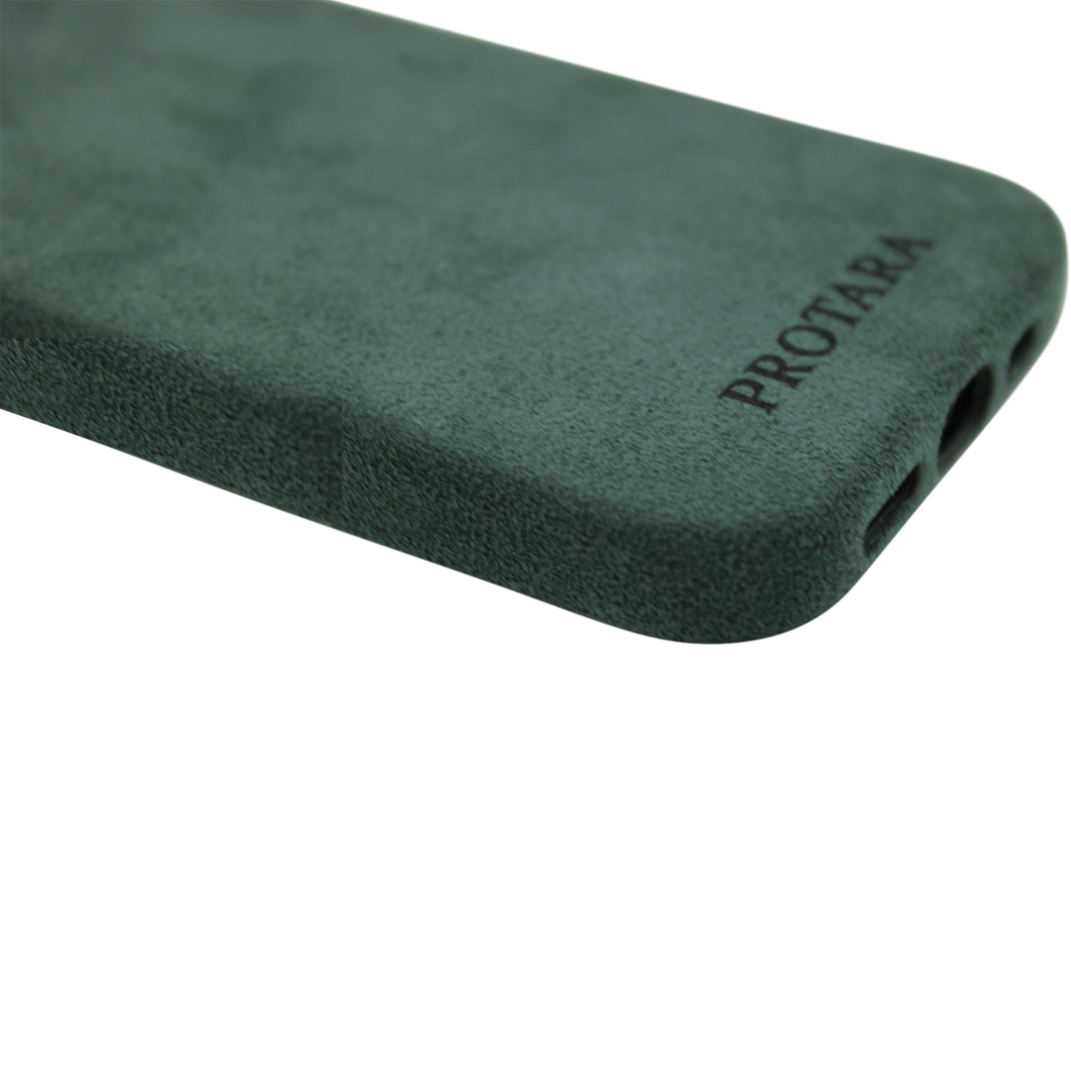 PROTARA Alcantara iPhone 15 cover - Expedition Green